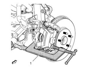 Chevrolet Cruze. Front Brake Rotor Replacement