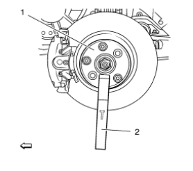 Chevrolet Cruze. Front Wheel Drive Shaft Replacement - Left Side