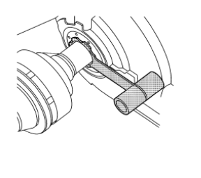 Chevrolet Cruze. Front Wheel Drive Shaft Replacement - Left Side