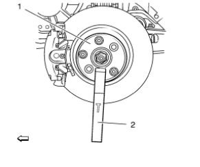 Chevrolet Cruze. Front Wheel Drive Shaft Replacement - Left Side