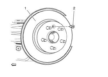 Chevrolet Cruze. Rear Brake Rotor Replacement