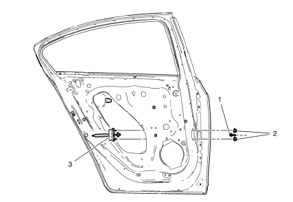 Chevrolet Cruze. Rear Side Door Check Replacement