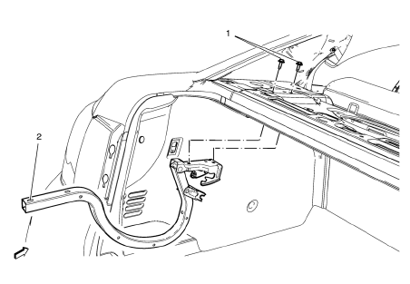 Chevrolet Cruze. Rear Compartment Lid Rear Hinge Replacement