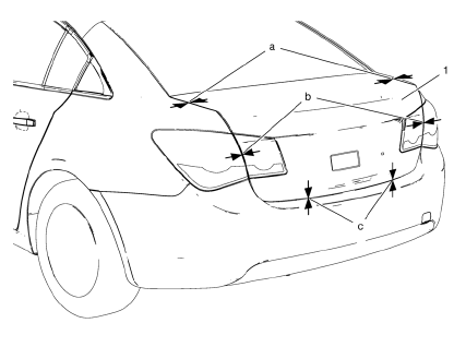 Chevrolet Cruze. Rear Compartment Lid Adjustment