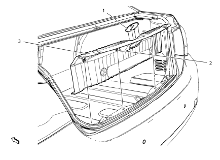 Chevrolet Cruze. Rear Compartment Sill Trim Plate Replacement