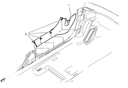 Chevrolet Cruze. Front Side Door Sill Trim Plate Replacement