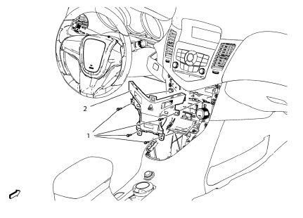 Chevrolet Cruze. Instrument Panel Accessory Bezel Replacement