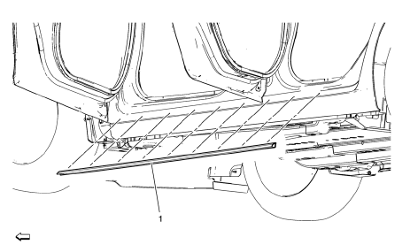 Chevrolet Cruze. Front or Rear Side Door Lower Weatherstrip Replacement