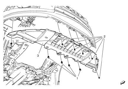 Chevrolet Cruze. Front Bumper Fascia Opening Lower Cover Replacement