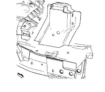 Chevrolet Cruze. Front End Upper Tie Bar Support Sectioning (MIG Brazing)