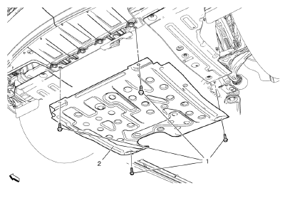 Chevrolet Cruze. Engine Shield Replacement