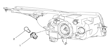 Chevrolet Cruze. Front Side Turn Signal Lamp Bulb Replacement