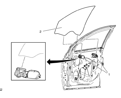 Chevrolet Cruze. Front Side Door Window Adjustment