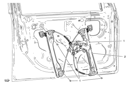 Chevrolet Cruze. Front Side Door Window Regulator Replacement