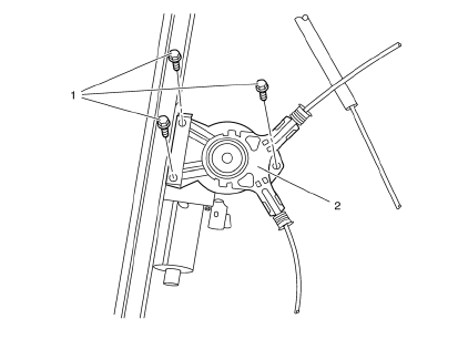 Chevrolet Cruze. Front Side Door Window Regulator Motor Replacement