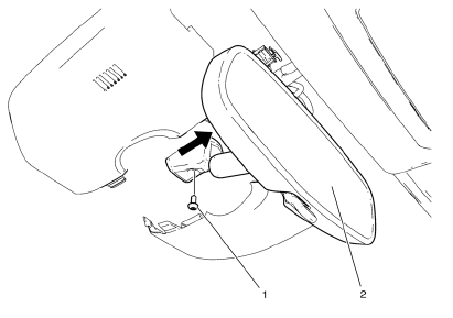 Chevrolet Cruze. Inside Rearview Mirror Replacement