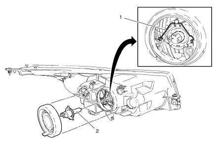 Chevrolet Cruze. Headlamp Bulb Replacement