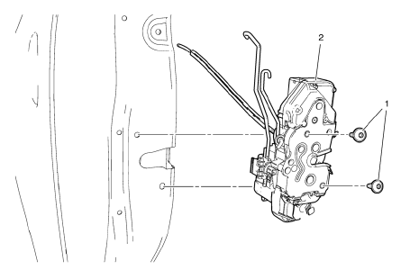 Chevrolet Cruze. Front Side Door Lock Replacement