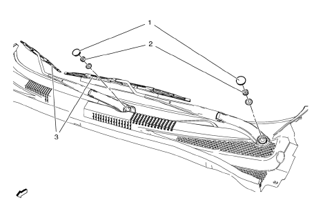 Chevrolet Cruze. Windshield Wiper Arm Replacement