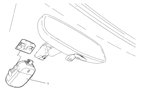 Chevrolet Cruze. Windshield Outside Moisture Sensor Replacement