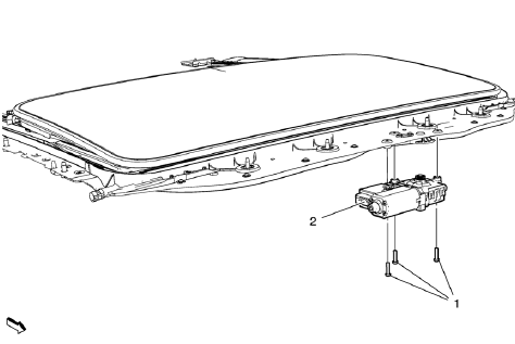 Chevrolet Cruze. Sunroof Window Motor Replacement