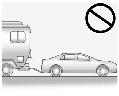 Notice: Towing the vehicle from the rear could damage it. Also, repairs