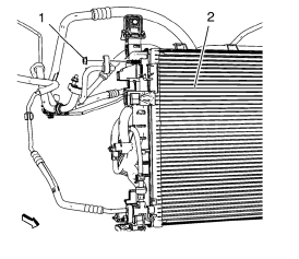 Chevrolet Cruze. Air Conditioning Compressor and Condenser Hose Replacement (1.6L LDE, LXV, and 1.8L 2H0)