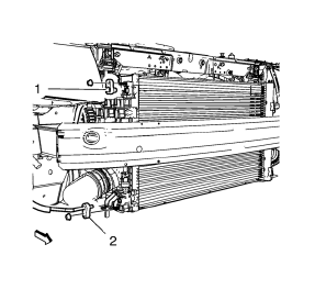 Chevrolet Cruze. Air Conditioning Condenser Replacement (1.6L LDE, LXT, LXV, and 1.8L 2H0)