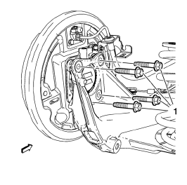 Chevrolet Cruze. Rear Wheel Bearing and Hub Replacement (Drum Brake)