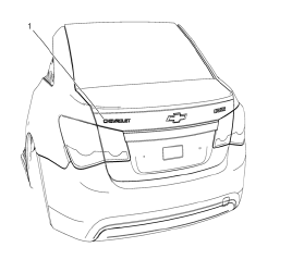 Rear Compartment Lid Emblem Assembly