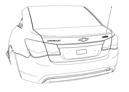 Rear Compartment Lid Emblem Assembly