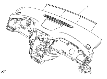 Chevrolet Cruze. Instrument Panel Insulator Seal Replacement
