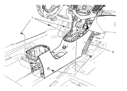 Chevrolet Cruze. Front Floor Console Replacement