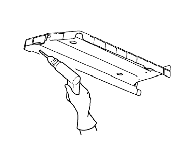 Note: If the location of the original plug weld holes can not be