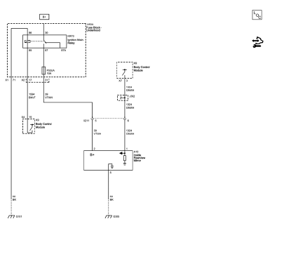 Outside Rearview Mirror Schematics
